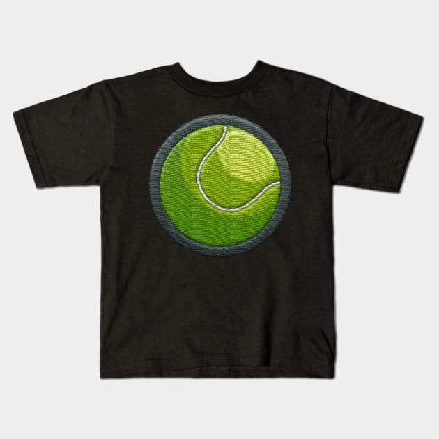 Tennis Ball Kids T-Shirt by aaallsmiles